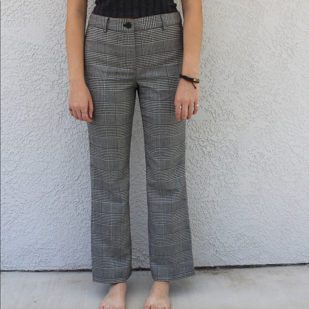 DEADSTOCK NWT Talbots Black + White Wool Slacks